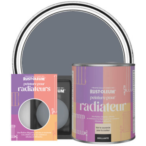 Peinture pour Radiateur, Finition Brillante - Gris Marine (1/3)