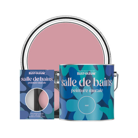 Peinture pour Murs et Plafonds de Salle de Bains - Rose Antique (1/3)