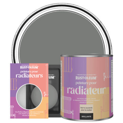 Peinture pour Radiateur, Finition Brillante - Gris Ombre (1/3)