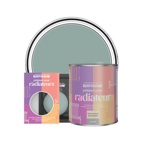 Peinture pour Radiateur, Finition Satinée - Bleu Gris (1/3)