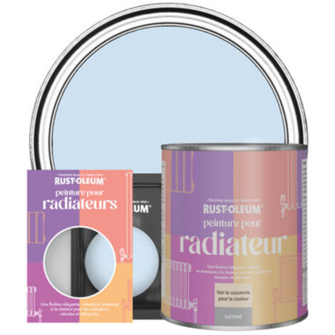 Peinture pour Radiateur, Finition Satinée - Bleu Poudré (1/3)