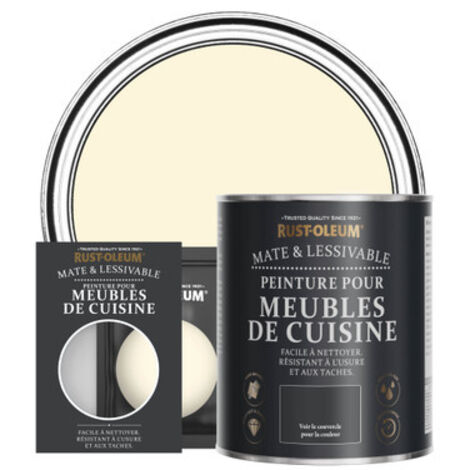 Peinture pour Meubles de Cuisine, Finition Mate - Crème Fouettée (1/3)