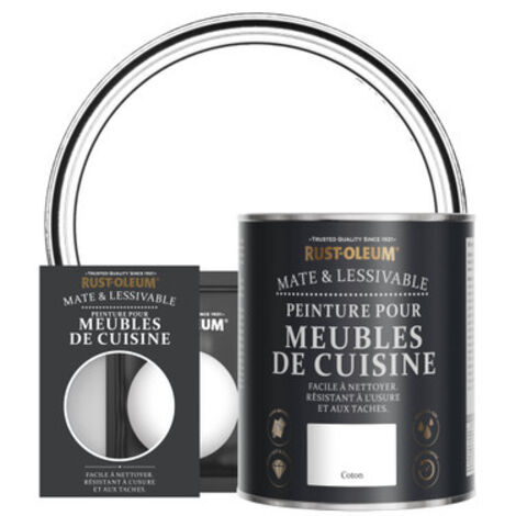 Peinture pour Meubles de Cuisine, Finition Mate - Coton (1/3)