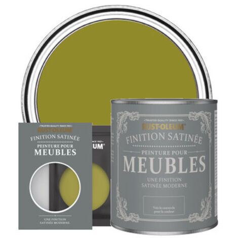 Peinture pour Meubles Finition Satinée - Olive marinée (1/3)