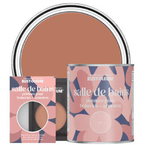 Peinture pour Boiseries & Armoires de Salle de Bains, Finition Mate - Sienne (1/3)