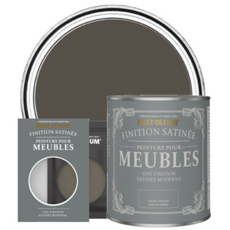 Peinture pour Meubles Finition Satinée - Brun Terre (1/3)