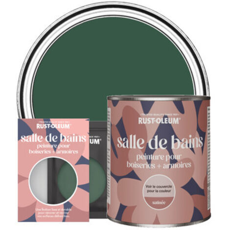 Peinture pour Boiseries & Armoires de Salle de Bains, Finition Satinée - Pinède (1/3)