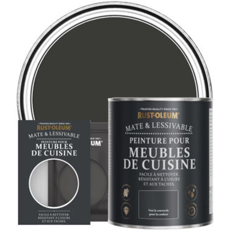 Peinture pour Meubles de Cuisine, Finition Mate - Magie noire (1/3)