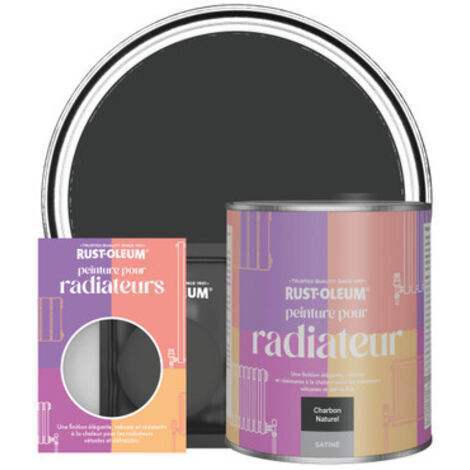 Peinture pour Radiateur, Finition Satinée - Charbon Naturel (1/3)