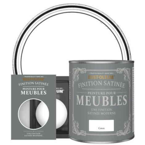 Peinture pour Meubles Finition Satinée - Coton (1/3)