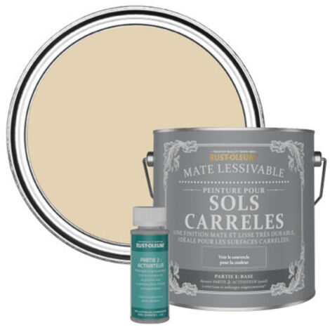 Peinture pour Sols Carrelés Mate Lessivable - Sandhaven (1/3)