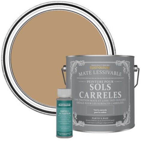 Peinture pour Sols Carrelés Mate Lessivable - Argile (1/3)