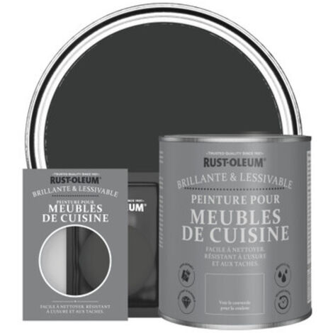 Peinture pour Meubles de Cuisine, Finition Brillante - Charbon Naturel (1/3)