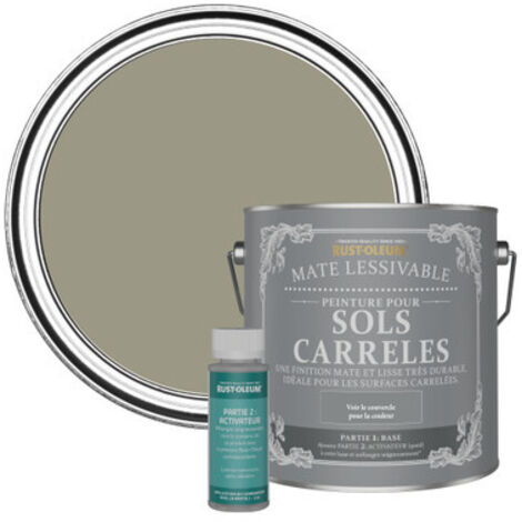 Peinture pour Sols Carrelés Mate Lessivable - Racine (1/3)