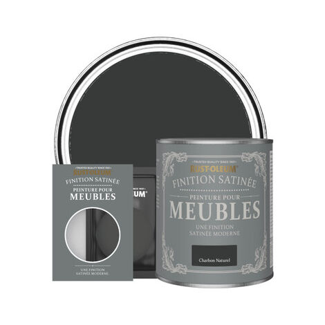Peinture pour Meubles Finition Satinée - Charbon Naturel (1/3)