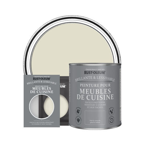 Peinture pour Meubles de Cuisine, Finition Brillante - Avoine (1/3)