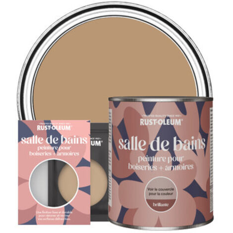 Peinture pour Boiseries & Armoires de Salle de Bains, Finition Brillante - Argile (1/3)