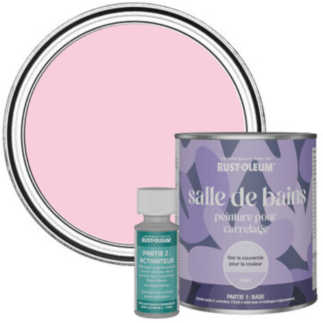 Peinture pour Carrelage de Salle de Bain, Finition Mate - Bonbon 750ml (1/3)