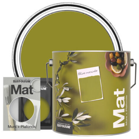 Peinture Murale Lessivable - Olive marinée (1/3)