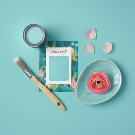 Peinture Murale Lessivable - Bleu-vert
