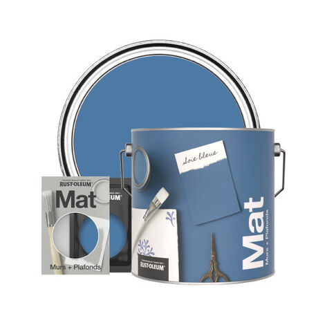 Peinture Murale Lessivable - Soie bleue (1/3)