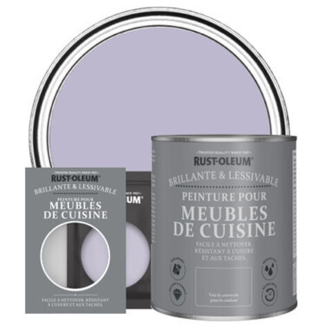 Peinture pour Meubles de Cuisine, Finition Brillante - Glycine (1/3)