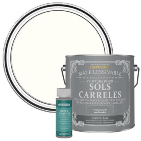 Peinture pour Sols Carrelés Mate Lessivable - Sweet Nothing (1/3)