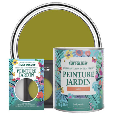 Peinture Jardin, Finition Satinée - Olive marinée (1/3)