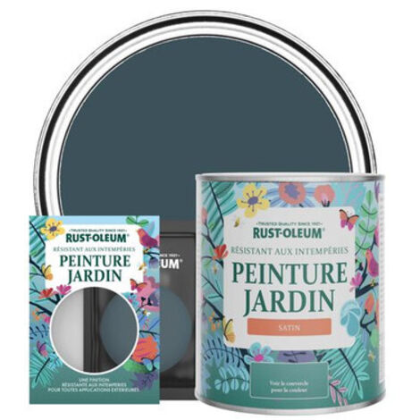 Peinture Jardin, Finition Satinée - Bleu du Soir (1/3)