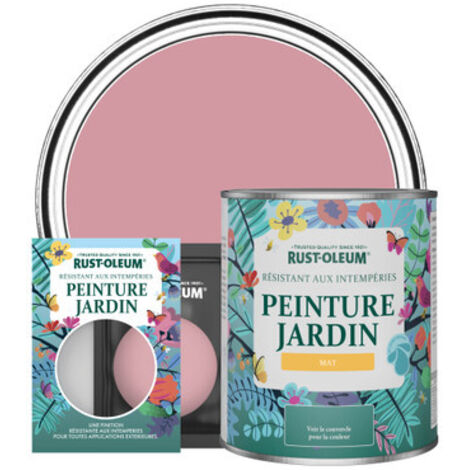 Peinture Jardin, Finition Mat- Rose Antique (1/3)