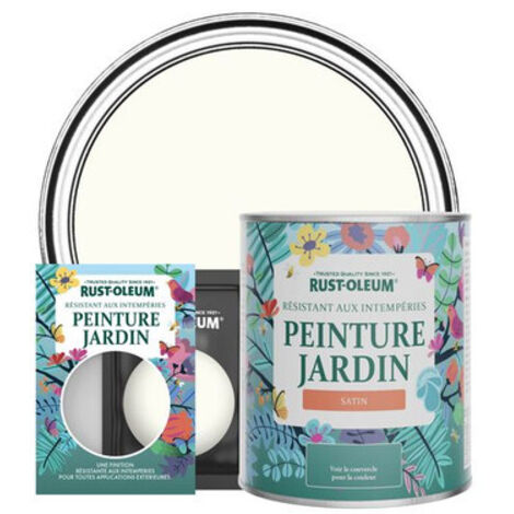 Peinture Jardin, Finition Satinée - Blanc Antique (1/3)
