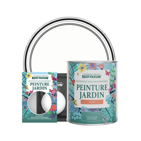 Peinture Jardin, Finition Satinée - Craie Blanche (1/3)