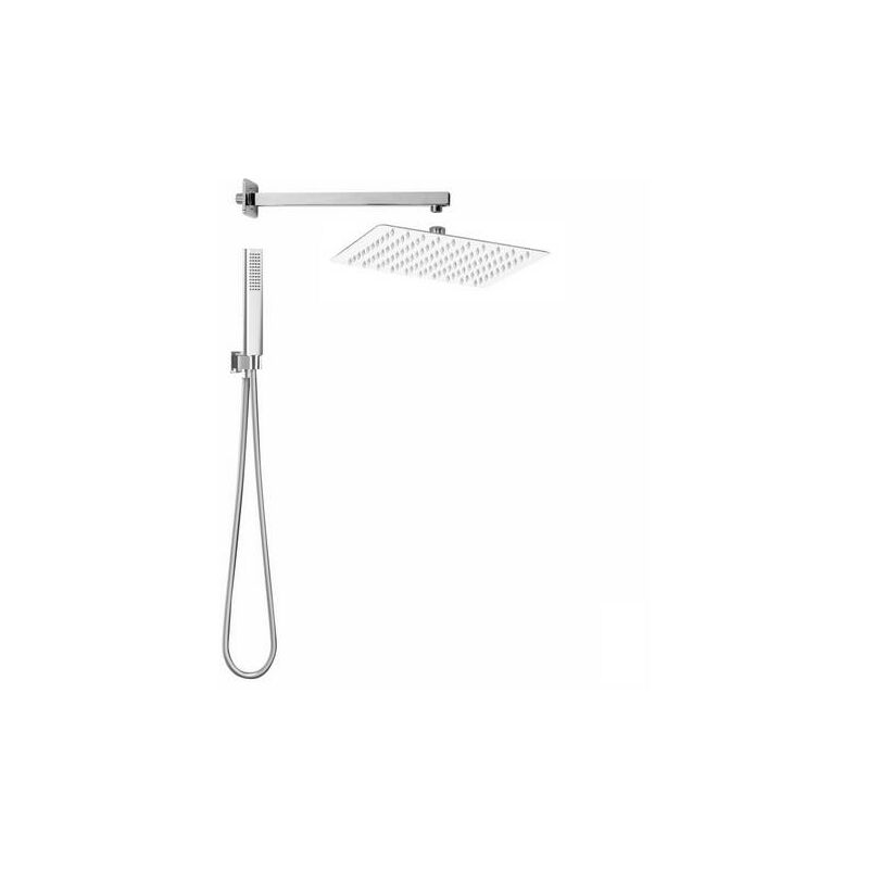 Kit pomme de douche carrée mince ligne supérieure