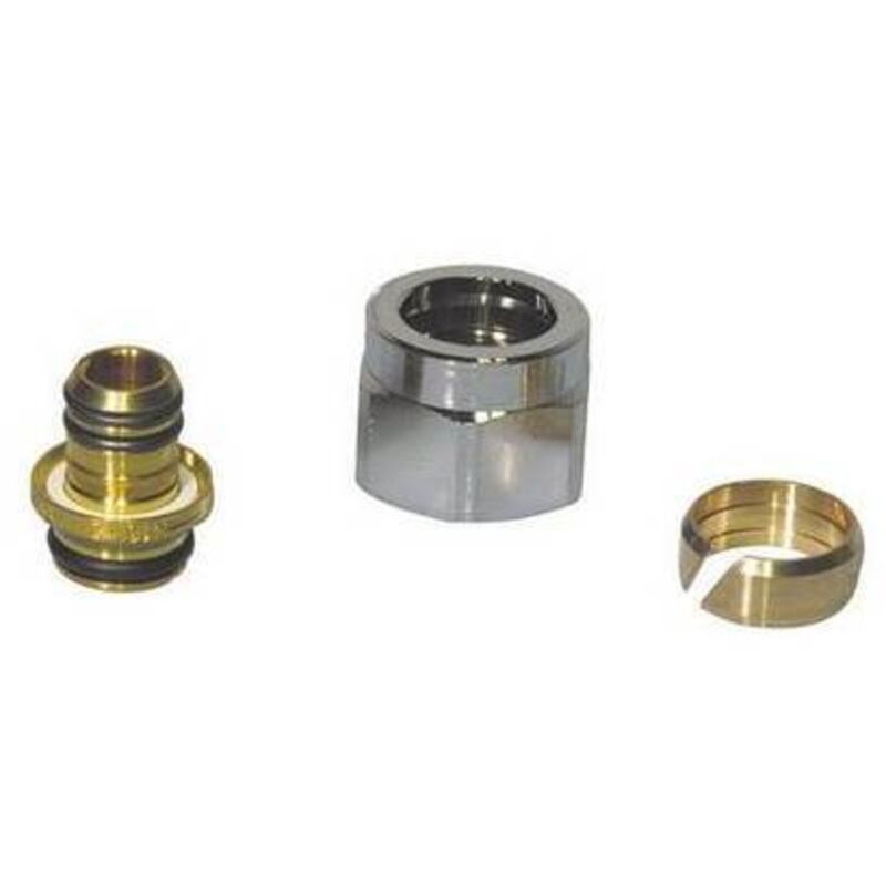 Coude Adaptateur Multicouche laiton à sertir 26x3.0 - Cuivre 22