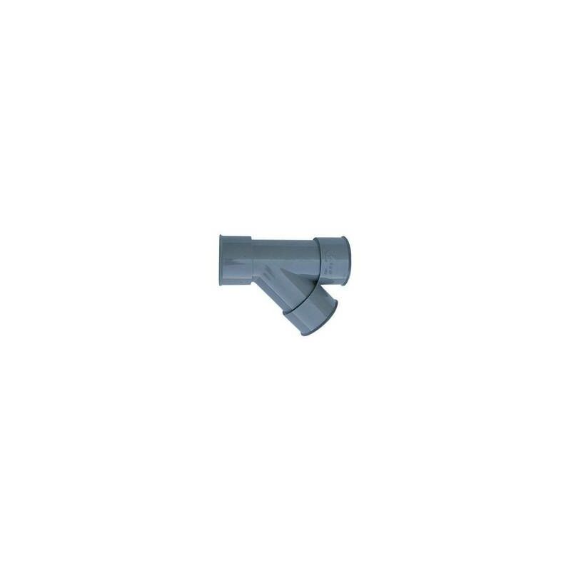 Dérivation 45° ff gris pvc