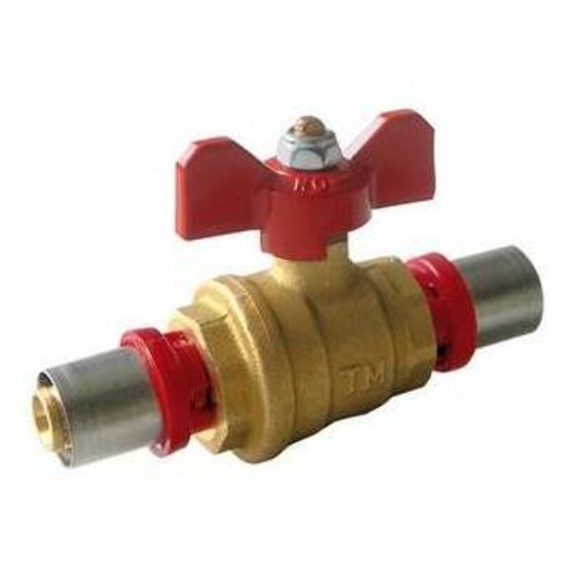 Vanne à Bille 1" FF En Laiton ZencQ - Levier Manuel - PN40 - Pour Eau, Industrie, Récupération Eau Pluie