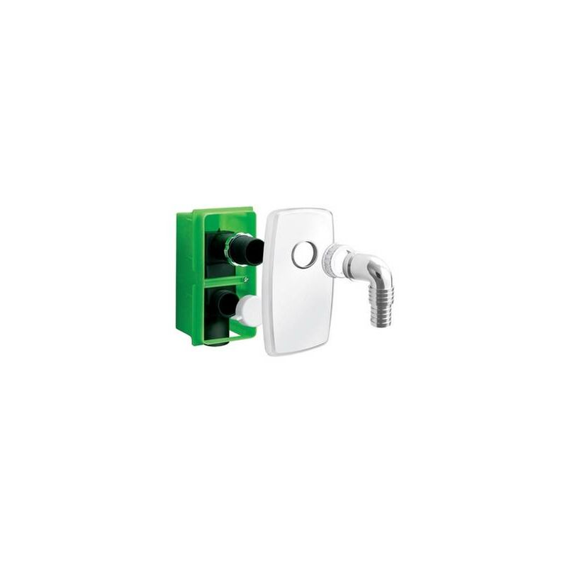 Boîtier intégré compact avec siphon amovible