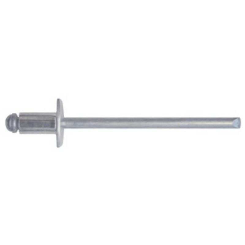Lotto 250 Rivetti POP (Blind Rivet) In Alluminio - Testa Tonda Grande 1/8 X 1/4 - Brighton ABA44LF