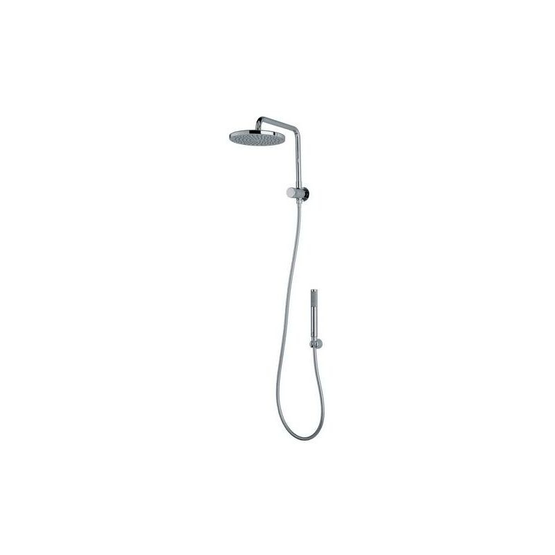 Kit bras de douche avec pommeau de douche de rénovation oki et douchette