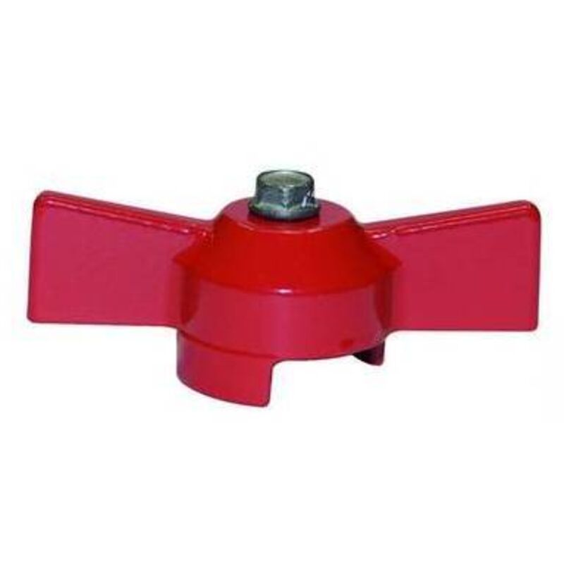 WJMY Lot De 2 Mini Robinets à Boisseau Sphérique (1/2" IG X 1/2" AG), Robinet D'arrêt En Acier Au Carbone 1/2", DN15, Nickel Perlé Anti-rouille (bleu, 1/2" (IG X AG