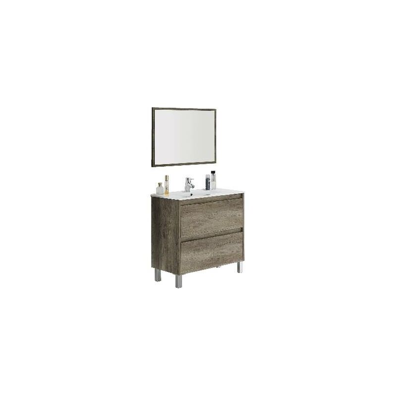 Armoire de salle de bain dakota/drake 2 tiroirs (à assembler)