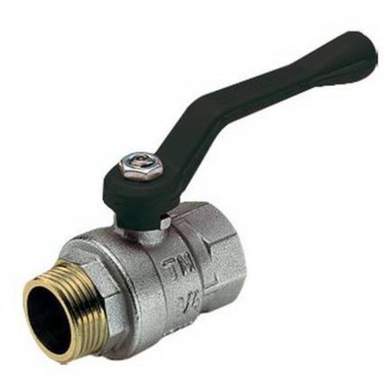 Vanne à Boisseau Sphérique En Laiton - Robinet Avec Joint PTFE, PN30, Volant Métal, Résistante à La Corrosion