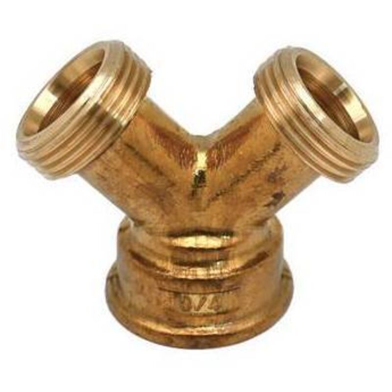 Raccord En Laiton à 3 Voies (T-shirt) - Filetage BSP 1/8", 1/4", 3/8", 1/2" - Pour Circuits Air, Eau, Huile