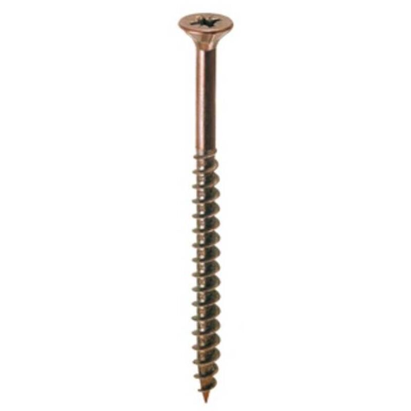 VITE VITI PER LEGNO MM 2,5X10 PZ 50 TRUCIOLARE TSP BRONZATA POZIDRIVE CROCE - Edilbrico Bazar