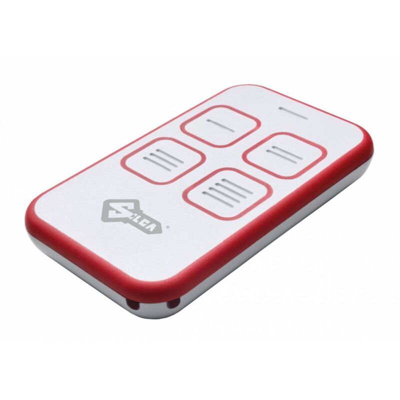 Radiocomando Universale SILCA AIR4 V - 4 Canali, Multifrequenza (286-868 MHz), Per Duplicare Telecomandi Auto E Cancelli, Colore Bianco Tortora