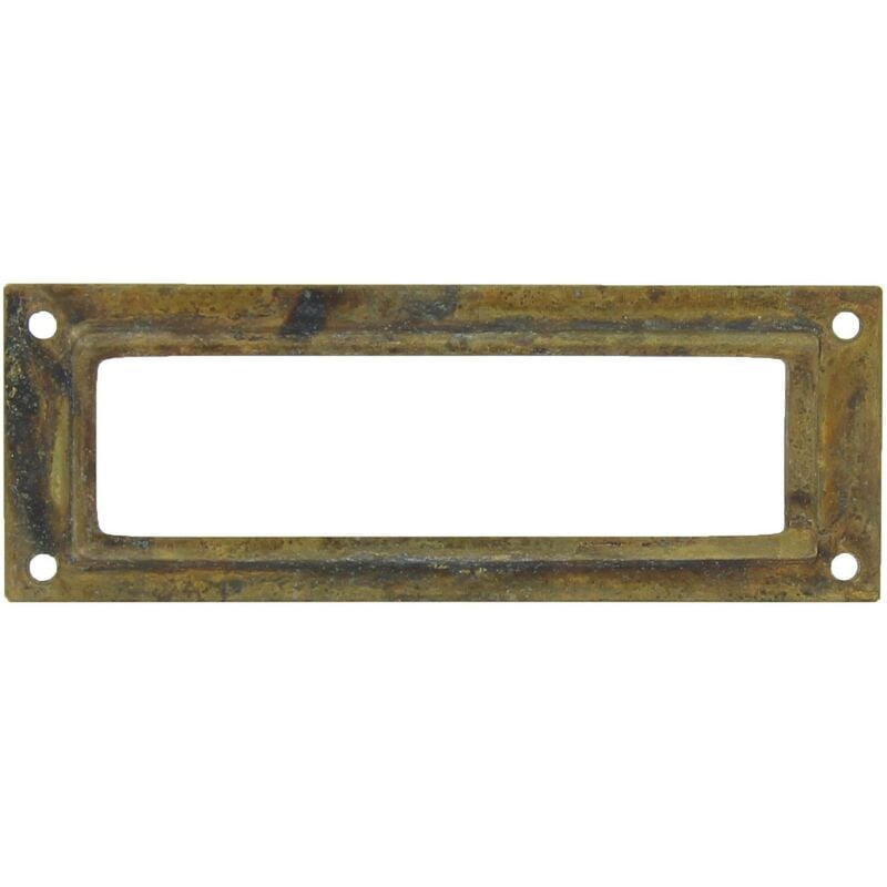 25 x porte-étiquette antich.45123 mm.80x29 ott. un