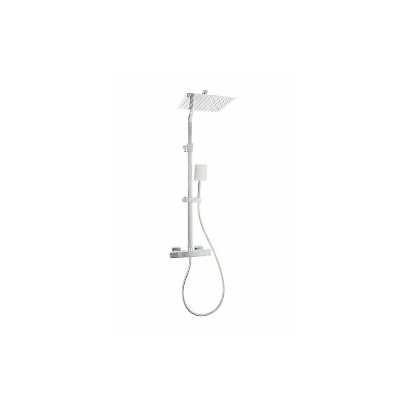 Colonne de douche avec mitigeur thermostatique zeus
