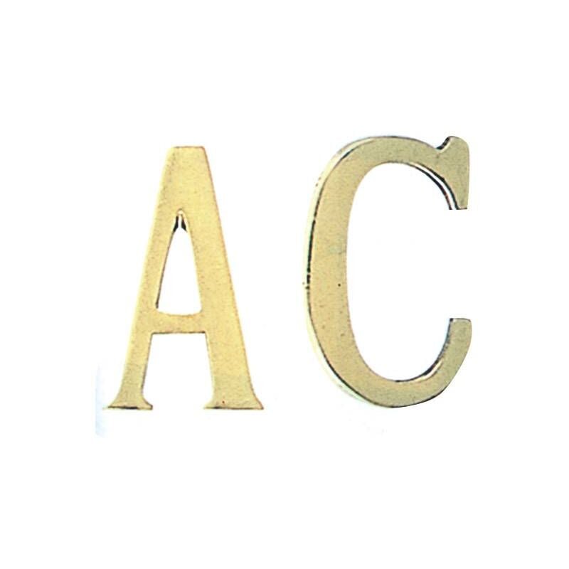 6 x bl brass house number b mm.75