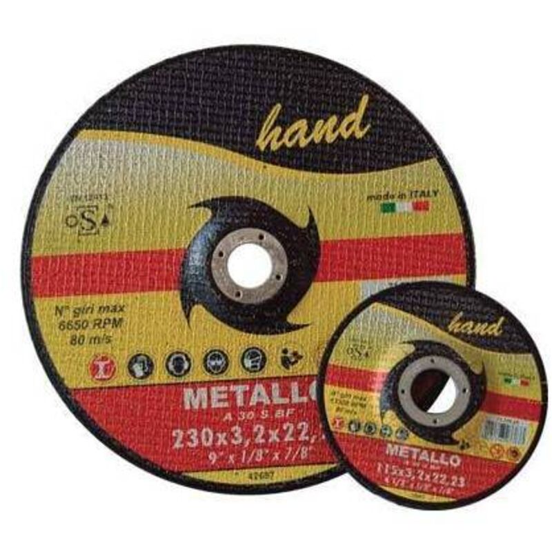 Wolfcraft Disco Da Taglio Per Metallo A Centro Depresso – 1620099 (foro 22,2 Mm – Spessore 2,5 Mm)
