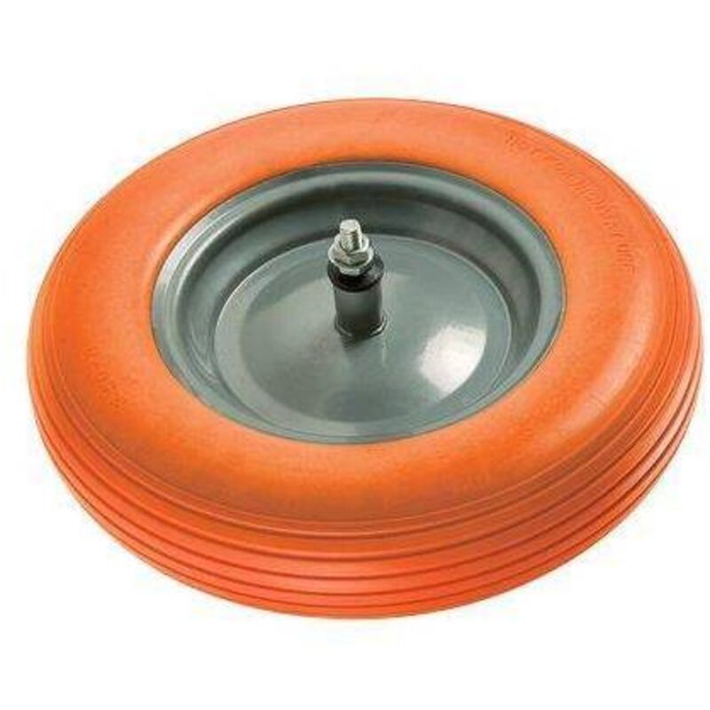 RUOTA RUOTE CARRELLO CARRELLI PIENE ANTI FORATURA ANTIFORATURA D. 260 DISCO IN METALLO RUOTA RUOTE CARRELLO CARRELLI PIENE ANTI FORATURA ANTIFORATURA D. 260 DISCO IN METALLO